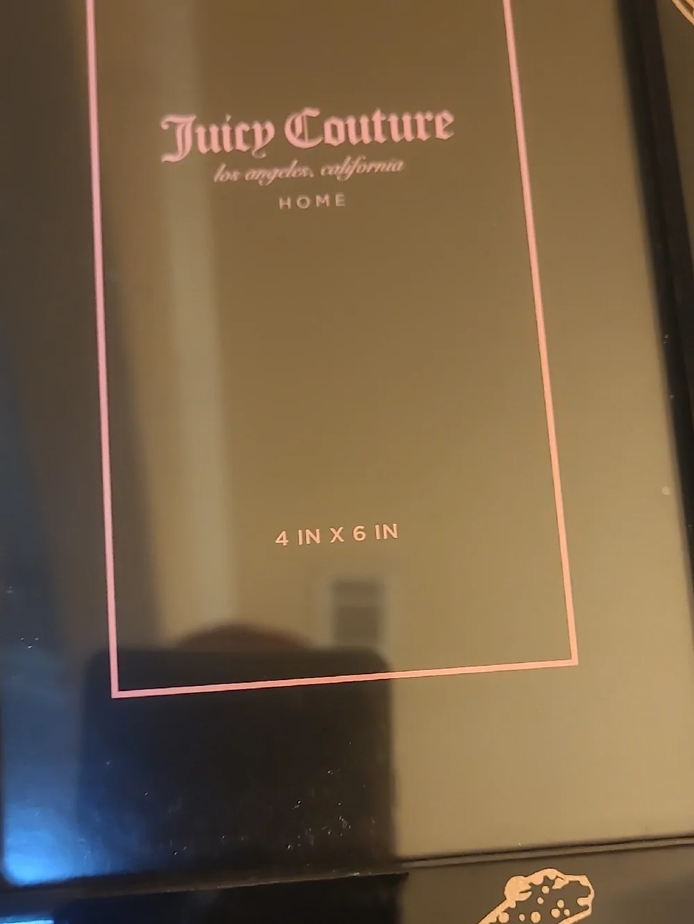 Juicy Couture Black Frame with Pink Leopard Motif